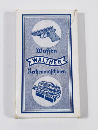 Carl Walther Zella Mehlis, Kartenspiel als Werbegeschenk....