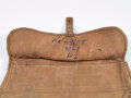 Kaiserliche Marine in 1.Weltkrieg, Brotbeutel für Mannschaften , Kammerstück von 1915. getragenes Stück