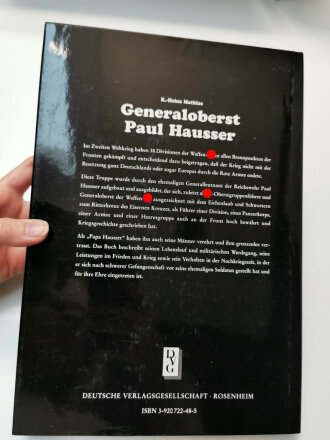 "Generaloberst Paul Hausser", 171 Seiten, DIN A4, gebraucht