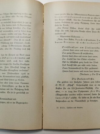 "Splissen und Knoten" - heiteres aus der kaiserlichen Marine, datiert 1931, 211 Seiten, gebraucht, DIN A5,