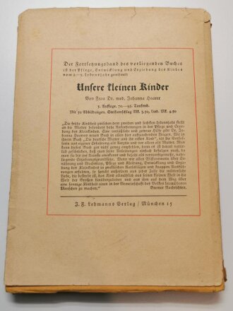 "Die deutsche Mutter und ihr erstes Kind" datiert 1934, DIN A5, gebraucht