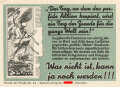 Parole der Woche Nr. 44, "Was nicht ist, kann ja noch werden!!!", Zentralverlag der NSDAP, 7,5 x 10 cm