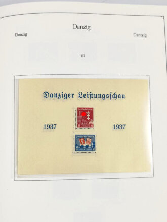 Freie Stadt Danzig, umfangreiche Sammlung Briefmarken