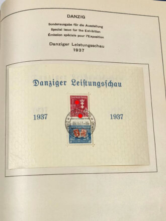 Freie Stadt Danzig, umfangreiche Sammlung Briefmarken