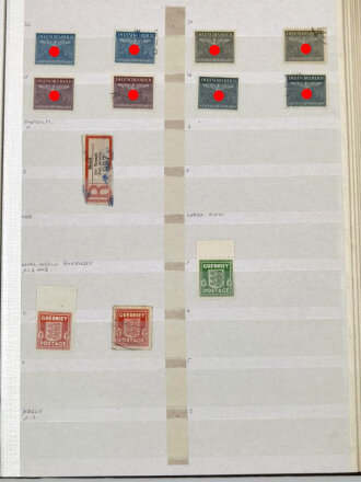 Drittes Reich, Luxemburg, Ukraine, umfangreiche Sammlung Briefmarken