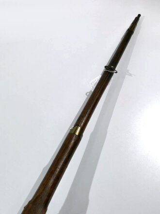 Württemberg, Perkussionsgewehr für Bürgerwehr 1848,  Königliche Württembergische Gewehrfabrik Oberndorf Kaliber 17,1mm, Gesamtlänge 142 cm, Messingbeschläge, Hahnschraube fehlt