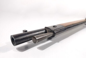 Schützengewehr P.Kenntner Heidenheim, ähnlich schweitzer " Carabin federale " Modell 1864 ,Perkussion mit funktionsfähigem Stecher,Quadrantenvisier ,  Cal 9,6 mm,Laufkeil und Diopter fehlen,