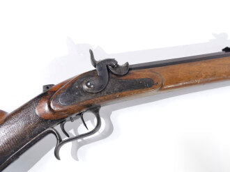 Schützengewehr P.Kenntner Heidenheim, ähnlich schweitzer " Carabin federale " Modell 1864 ,Perkussion mit funktionsfähigem Stecher,Quadrantenvisier ,  Cal 9,6 mm,Laufkeil und Diopter fehlen,