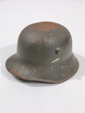 Stahlhelm Modell 1916 als Spardose. Etwa 65mm hoch,...