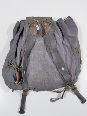 Luftwaffe, Rucksack datiert 1942. getragenes Stück