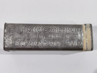 Blechkasten "Wismutbrandbinde"...