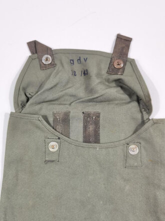 Tasche für die Gasplane der Wehrmacht datiert 1943