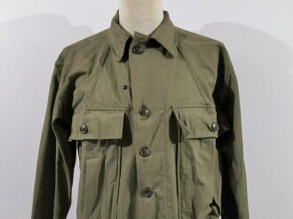 U.S. WWII Jacket, HBT, with gas flap, unused, no label