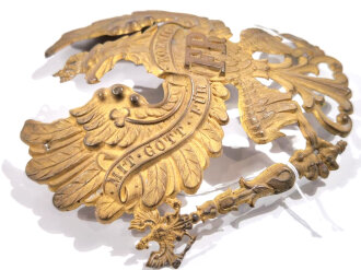 Preussen, Helmemblem Offizier , goldfarben ca 11,7 cm...
