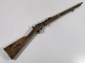 Frankreich,  Zündnadelkarabiner  Modell Chassepot,Manufactur Imperial de St.Etienne 1870, nummerngleicht, Schloß komplett, Funktion nicht geprüft