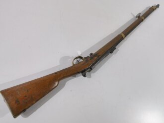 Frankreich,  Zündnadelkarabiner  Modell Chassepot,Manufactur Imperial de St.Etienne 1870, nummerngleicht, Schloß komplett, Funktion nicht geprüft