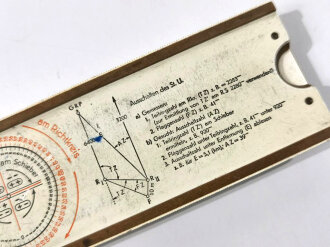 "Richtschieber A" für Artillerie der Wehrmacht. Guter Zustand, selten