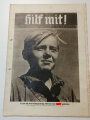 "Hilf Mit!" Illustrierte deutsche Schülerzeitung, Nr.12, 32 Seiten, September Scheiding 1935, gelocht, A4