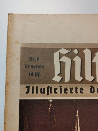 "Hilf Mit!" Illustrierte deutsche Schülerzeitung, Nr.9, 32 Seiten,Juni Brachmond 1935, gelocht, A4