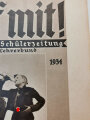 "Hilf Mit!" Illustrierte deutsche Schülerzeitung, Nr.4, Januar/Hartung 1934, gelocht, A4