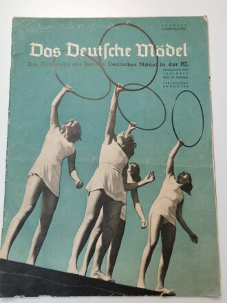 Das Deutsche Mädel - Die Zeitschrift des BDM, Jahrgang 1938 Juniheft