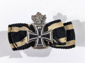 Eisernes Kreuz 1.Klasse 1870 mit Eichenlaub und Jubiläumszahl "25"  detailgetreue Fertigung aus "925" Silber