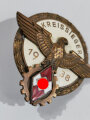 Abzeichen Kreissieger im Reichsberufswettkampf 1938, Hersteller Bremer Markneukirchen, Raute unbeschädigt