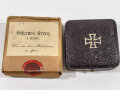 Eisernes Kreuz 1.Klasse 1914. Hersteller K.A.G. , im Verleihungsetui, mit Umkarton