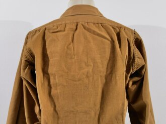 Hitlerjugend, Dienstbluse eines Angehörigen der Flieger HJ Nürnberg.  Die Effekten von Hand originalvernäht.