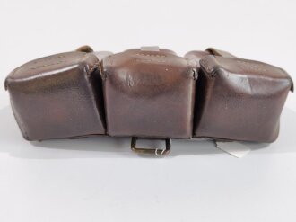 1.Weltkrieg Patronentasche, getragenes Stück, datiert 1915