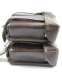 Luftwaffe, Paar Patronentaschen schokoladenbraun, jeweils "Landeslieferungsgenossenschaft Bayern 1938" gestempelt. Leicht getragen, selten als so perfektes Paar zu finden