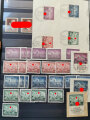 Umfangreiche Sammlung Briefmarken zum Thema Generalgouvernement. Etwa 40 Seiten mehr oder weniger gefüllt