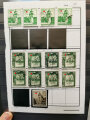 Umfangreiche Sammlung Briefmarken zum Thema Generalgouvernement. Etwa 40 Seiten mehr oder weniger gefüllt