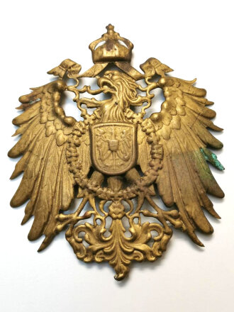 Kaiserreich, Emblem für eine Pickelhaube Modell 1900...