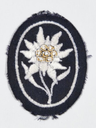 Waffen SS , Armedelweiss für Angehörige der Gebirgstruppen , ungetragenes Stück