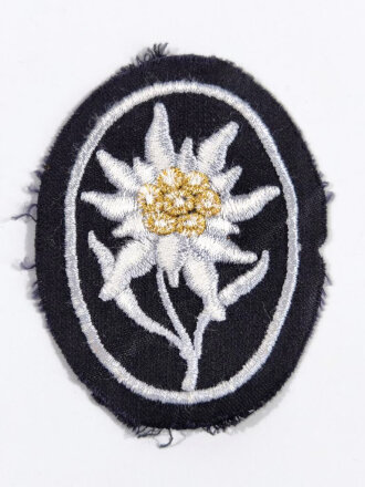 Waffen SS , Armedelweiss für Angehörige der Gebirgstruppen , ungetragenes Stück