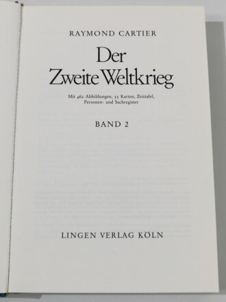 "Der Zweite Weltkrieg 1942-1944" Band 2, 894...