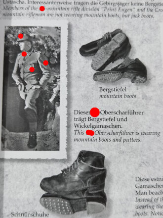 "Uniformen der Waffen-SS", 140 Seiten, DIN A4, gebraucht, deutsch/englisch