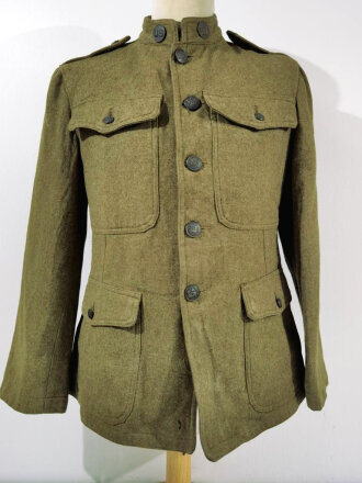 U.S. WWI  AEF Model 1917 Tunic, member of 32nd " red...
