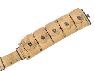 U.S. WWI , Model 1910 cartridge belt, dated 1918, used