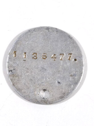 U.S. WWI, Identification tag " dog tag "...