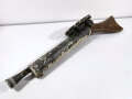 U.S. WWI, Lewis machine gun , made from wood for training. Original paint, total lengh 115cm