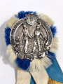 Bayern, Mitgliedsabzeichen " Vereinigung ehemaliger Angehöriger K.B. 2.schweres Reiter Regiment  früher 2.Kürassier Regiment" Gesamthöhe 11cm