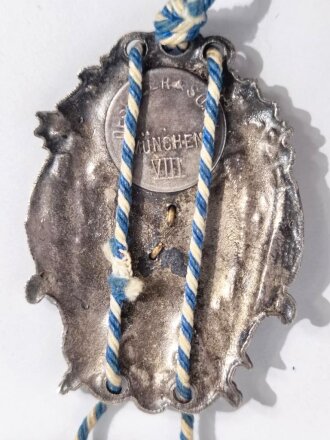 Bayern, Mitgliedsabzeichen " Vereinigung ehemaliger Angehöriger K.B. 4. Infanterie Regiment" Gesamthöhe Metallteile 9cm