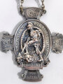Bayern, Mitgliedsabzeichen " Vereinigung ehemaliger Angehöriger des K.B. Inafnterie Regiment Grossherzog von Hessen" Gesamthöhe Metallteile 8,5cm