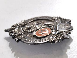 Bayern, Mitgliedsabzeichen " Vereinigung ehemaliger Angehöriger des K.B. 12 Infanterie Regiment Nördlingen" Gesamthöhe Metallteil 48cm