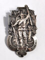 Bayern, Mitgliedsabzeichen eines Kriegerverein,  Gesamthöhe  49mm