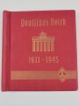 Briefmarken Einsteckalbum "Deutsches Reich 1933 bis 1945" mit diversem Inhalt, inclusive Besatzungszonen