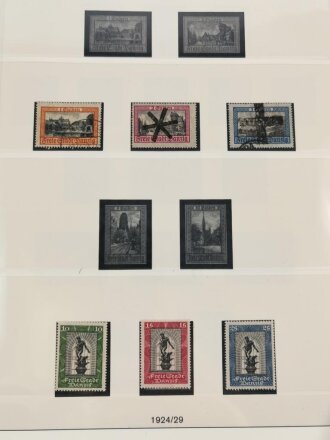 Briefmarken Einsteckalbum "Danzig" mit diversem Inhalt