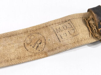 1.Weltkrieg k.u.k. Österreich Ungarn, Eindornkoppel aus Ersatzmaterial. Guter Zustand, Gesamtlänge 124cm